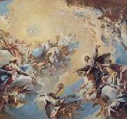 Carlo Innocenzo Carlone The Glorification of St Felix and St Adauctus. oil painting